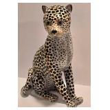 Vintage Ceramic Leopard Figure