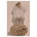 Bohemian Zelezny Brod Czech Art Glass Figure