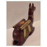 Pair of Vintage Camel Carvings
