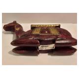 Pair of Vintage Camel Carvings
