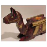 Pair of Vintage Camel Carvings