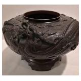 Antique Japanese Bronze Centerpiece