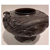 Antique Japanese Bronze Centerpiece