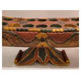 Incredible Hand Carved & Painted Dragon Boat Sculpted Mancala Game