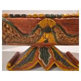 Incredible Hand Carved & Painted Dragon Boat Sculpted Mancala Game