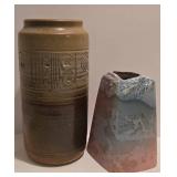 Pair of Unique Pottery Vases