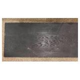 Large Vietnamese Lacquer on Flattened Eggshells with Gold Leaf Accents Painting