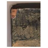 Large Vietnamese Lacquer on Flattened Eggshells with Gold Leaf Accents Painting