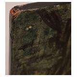 Large Vietnamese Lacquer on Flattened Eggshells with Gold Leaf Accents Painting