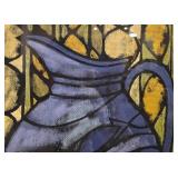 Signed "Blue Pitcher" Framed Silkscreen