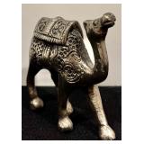 Vintage Ben Zion Sterling Silver Camel Figurine and Small Collectible Camel Figurine