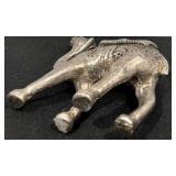 Vintage Ben Zion Sterling Silver Camel Figurine and Small Collectible Camel Figurine