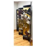 Gorgeous Vintage Chinese Decorative Panel Screen / Room Divider / Chinese Six-Panel Folding Screen