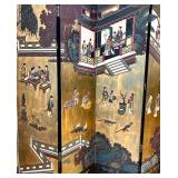 Gorgeous Vintage Chinese Decorative Panel Screen / Room Divider / Chinese Six-Panel Folding Screen