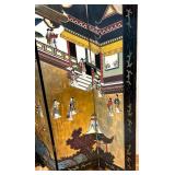 Gorgeous Vintage Chinese Decorative Panel Screen / Room Divider / Chinese Six-Panel Folding Screen