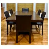 Beautiful Dining Room Table and Chairs Set