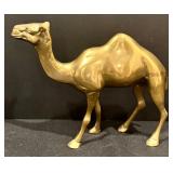 Set of Three Vintage Brass Camel Figurines