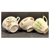 Assorted Vintage Teacups and Saucers