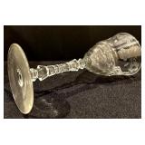 Set of Beautiful Vintage Etched Stemware