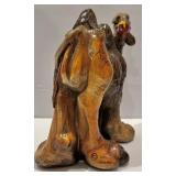 Vintage John Roya Wooden Camel Figurine