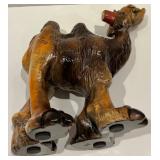 Vintage John Roya Wooden Camel Figurine