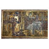 Framed Vintage Abstract Wall Art