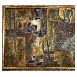 Framed Vintage Abstract Wall Art