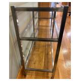 Modern Style Chrome and Glass Console Table