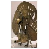 Indonesian Brass Garuda ("Giant Bird") Wauung Kulit Hanging Oil Lamp