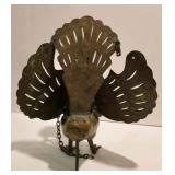 Indonesian Brass Garuda ("Giant Bird") Wauung Kulit Hanging Oil Lamp