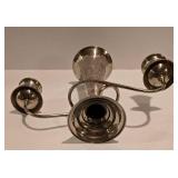 Vintage Sterling Silver Candelabra with Vase