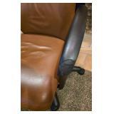 Pair of Leather Office Desk Chairs