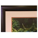 Panoramic Framed River/Waterfall Photograph
