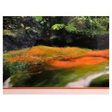 Panoramic Framed River/Waterfall Photograph