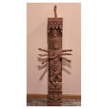 Carved Vintage Wooden Decorative Figure