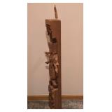 Carved Vintage Wooden Decorative Figure