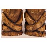 African Bone Fetish Figure Pair