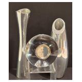 Nambe Vase and Clock Collection