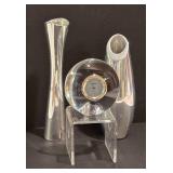 Nambe Vase and Clock Collection
