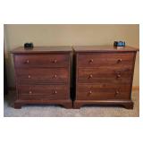 Pair of Wooden Bedside Tables/Cabinets
