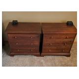 Pair of Wooden Bedside Tables/Cabinets