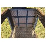 Beautiful Metal Framed Wicker Patio Set by Sunbrella