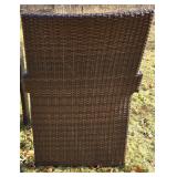 Beautiful Metal Framed Wicker Patio Set by Sunbrella
