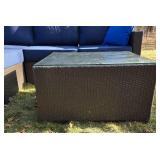 Beautiful Metal Framed Wicker Patio Set by Sunbrella