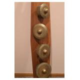 Unique Wood and Brass Decorative Wall Lamp