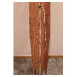Unique Wood and Brass Decorative Wall Lamp