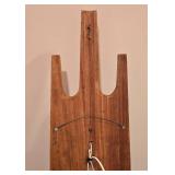 Unique Wood and Brass Decorative Wall Lamp