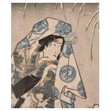 Traditionally Styled Japanese Geisha Print