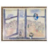 Marc Chagall Anniversary Poster