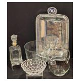 Orrefors Raspberry Bowl Plus Glass and Silver Offerings